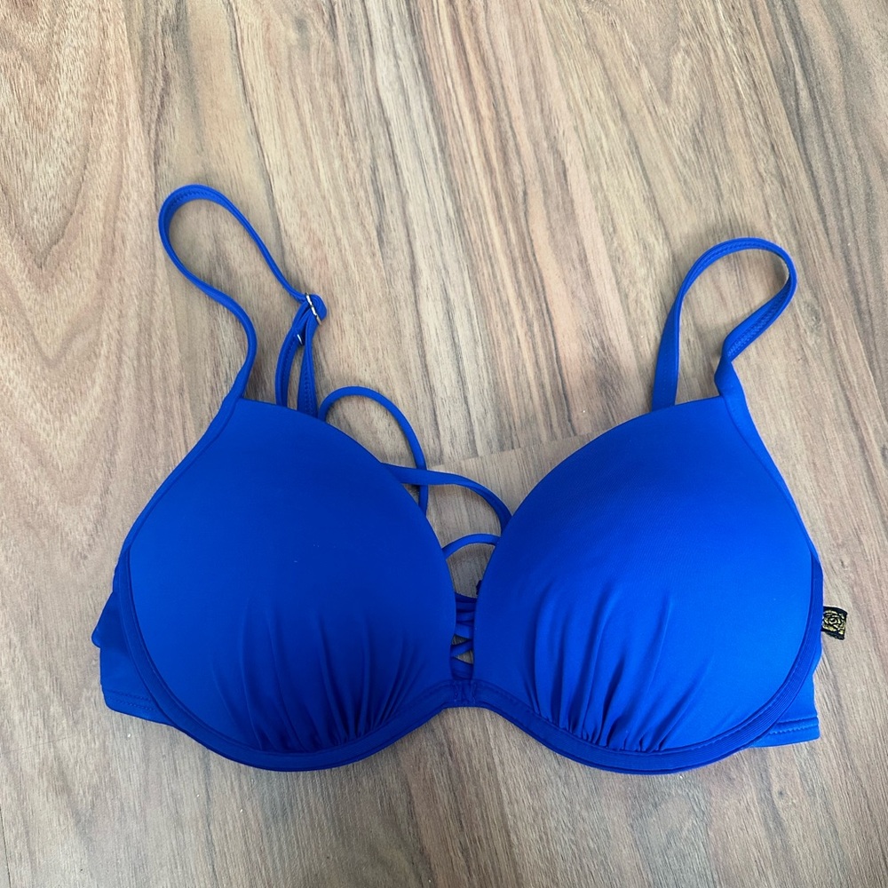 La Vie En Rose Aqua | Bikini Top - XS